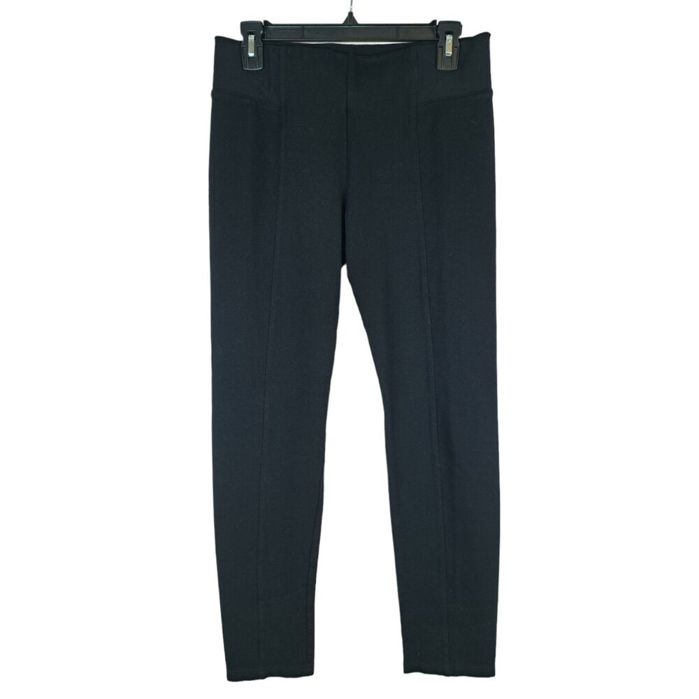 Silva Made In USA black Slim Knit Pants Size M Career